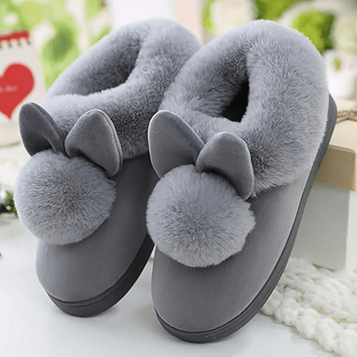 Pantufa Minni Revestida em Lã Premium