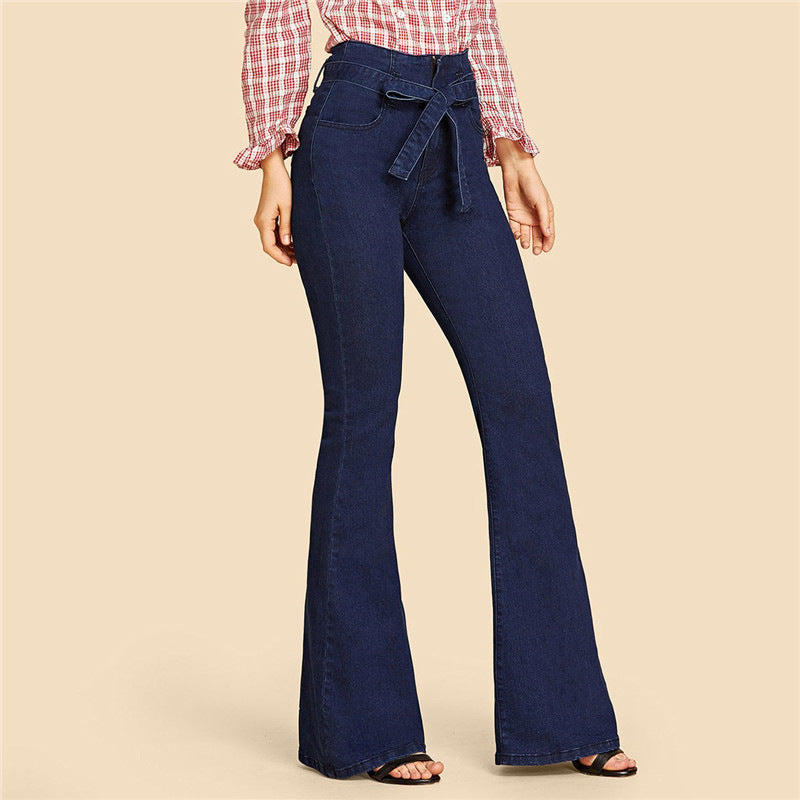 Calça Jeans Feminina Wide Leg Denniara