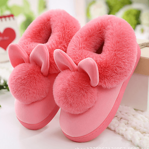 Pantufa Minni Revestida em Lã Premium