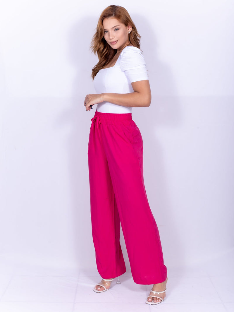 Calça Alfaiataria Pantalona Feminina Iara