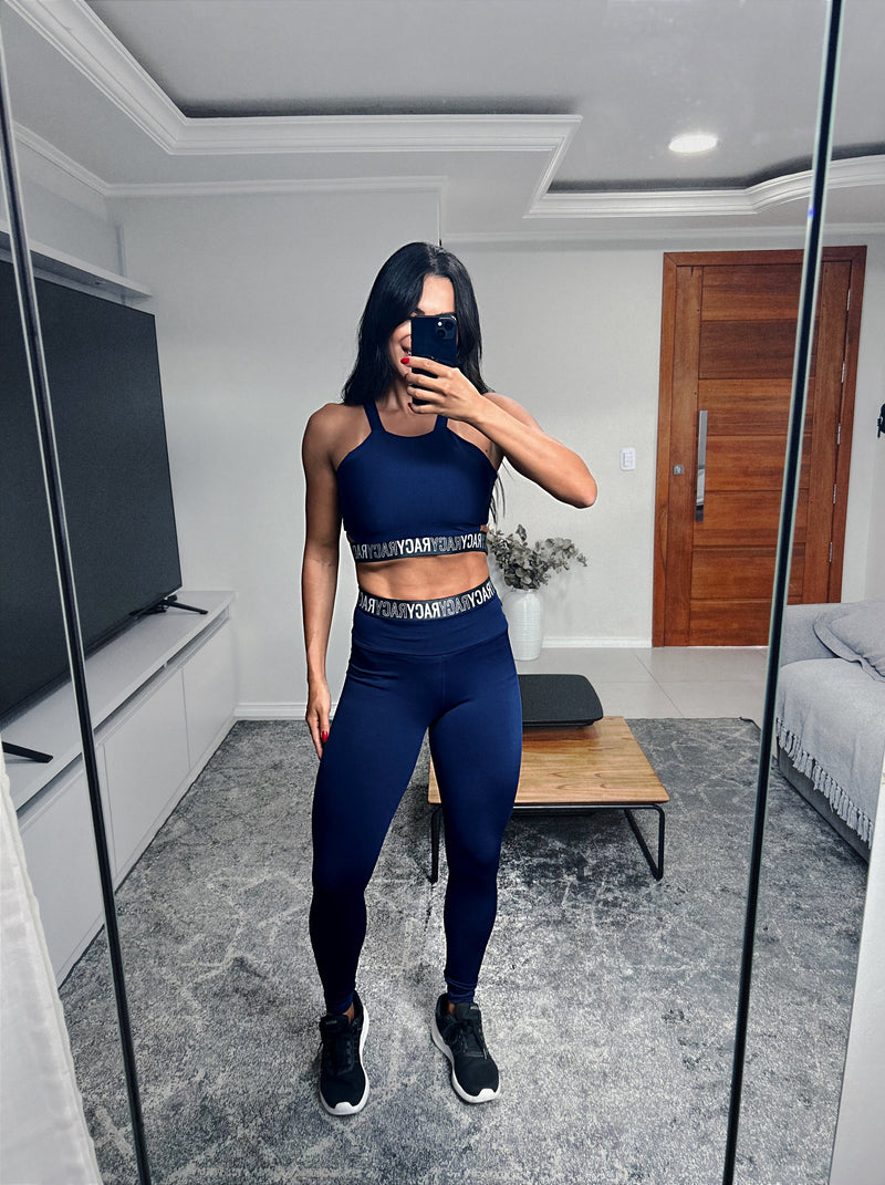 Conjunto Feminino Racy® | Cropped e Calça Legging